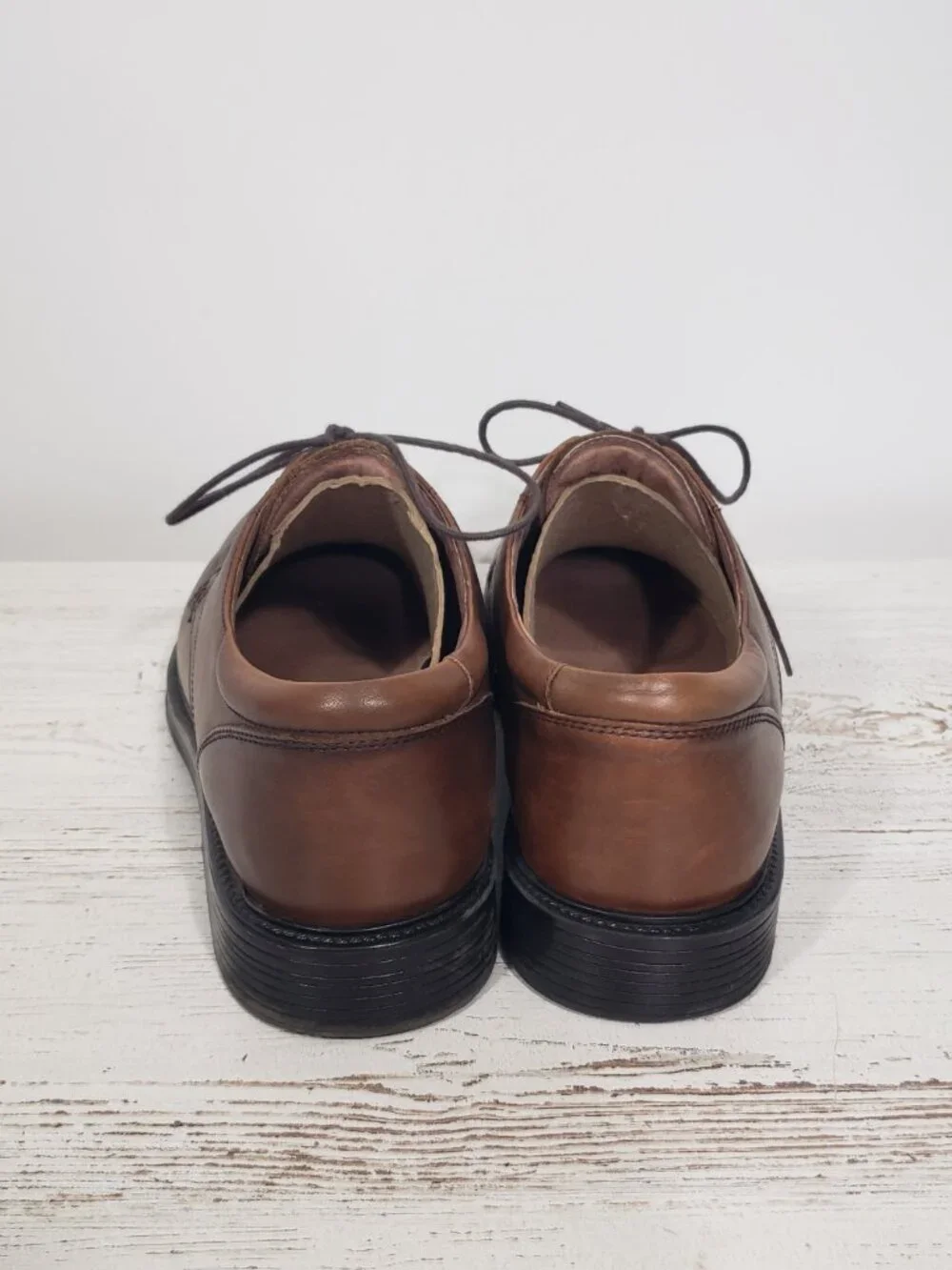 Bostonian  Brown Leather Split Toe Lace Up Oxford  Men's 11 Ricardo